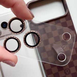Full Coverage Diamond Cut Camera Tempered Glass