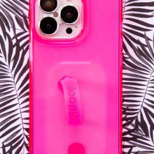 Clear Neon Pink
