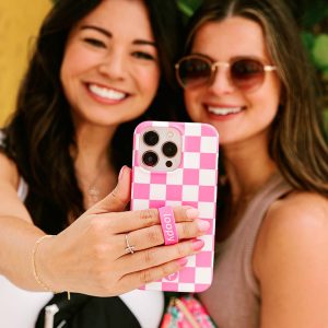 Pink Checkered
