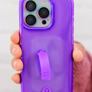 Clear Neon Purple